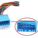 1998+ Honda radio wiring reverse plug w/ pigtails for adding aftermarket stereo