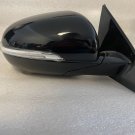 Black RH passenger side door mirror w/ BSM + camera. OEM for 2016-20 Kia Sorento