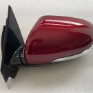 Red LH driver side door mirror w/ turn signal. OEM for 2016-2020 Kia Sorento