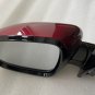 Red LH driver side door mirror w/ turn signal. OEM for 2016-2020 Kia Sorento