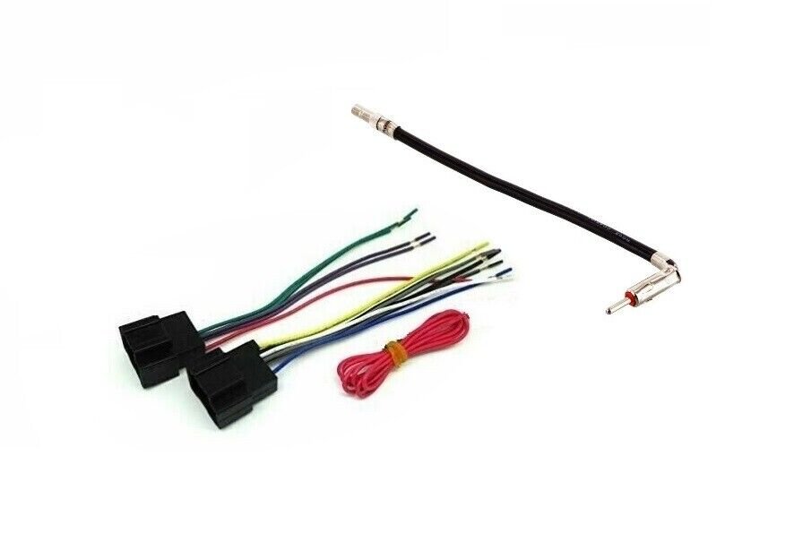Reverse wiring harness radio plug + antenna. Add aftermarket to many 2006+ GM