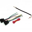 Reverse wiring harness radio plug + antenna. Add aftermarket to many 2006+ GM