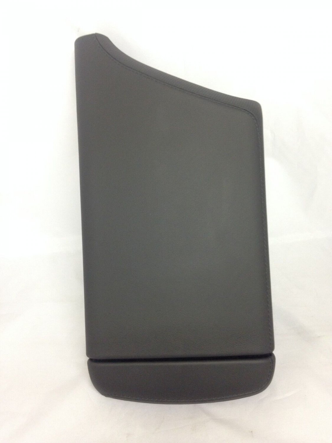 CTS 2014-2018 jet black gray stitching leather armrest console lid. OEM