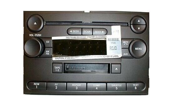 CD Cass radio. New OEM factory FoMoCo stereo fits 2005-2006 Ford Focus w/o sub