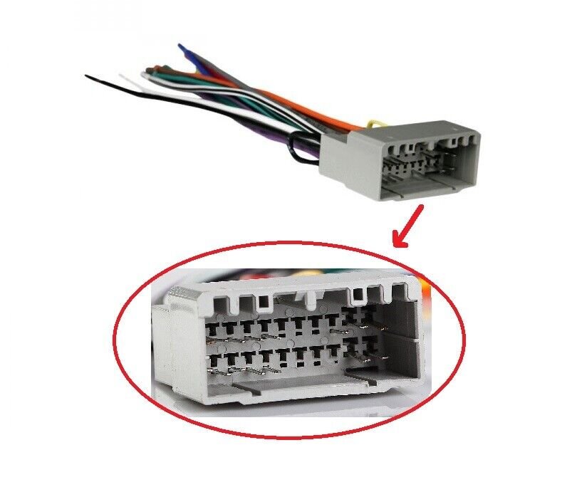 Reverse female wiring harness radio plug. Add aftermarket to many 2002+ Chrysler