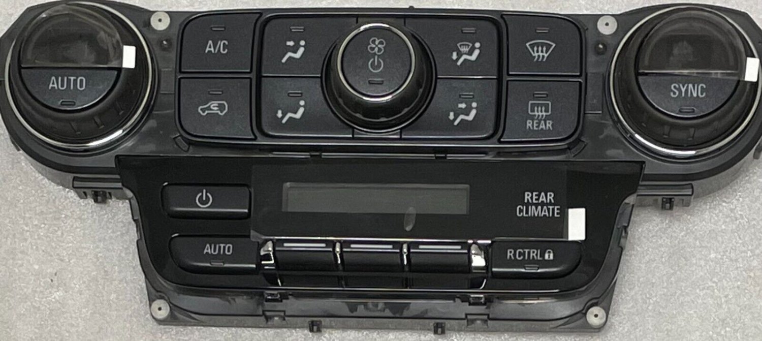 2015+ GM SUV heat AC air auto climate control heater switch panel. New OEM