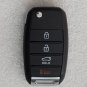 New OEM keyless entry flip key fob remote. Door lock 4 button for Optima 2016-20