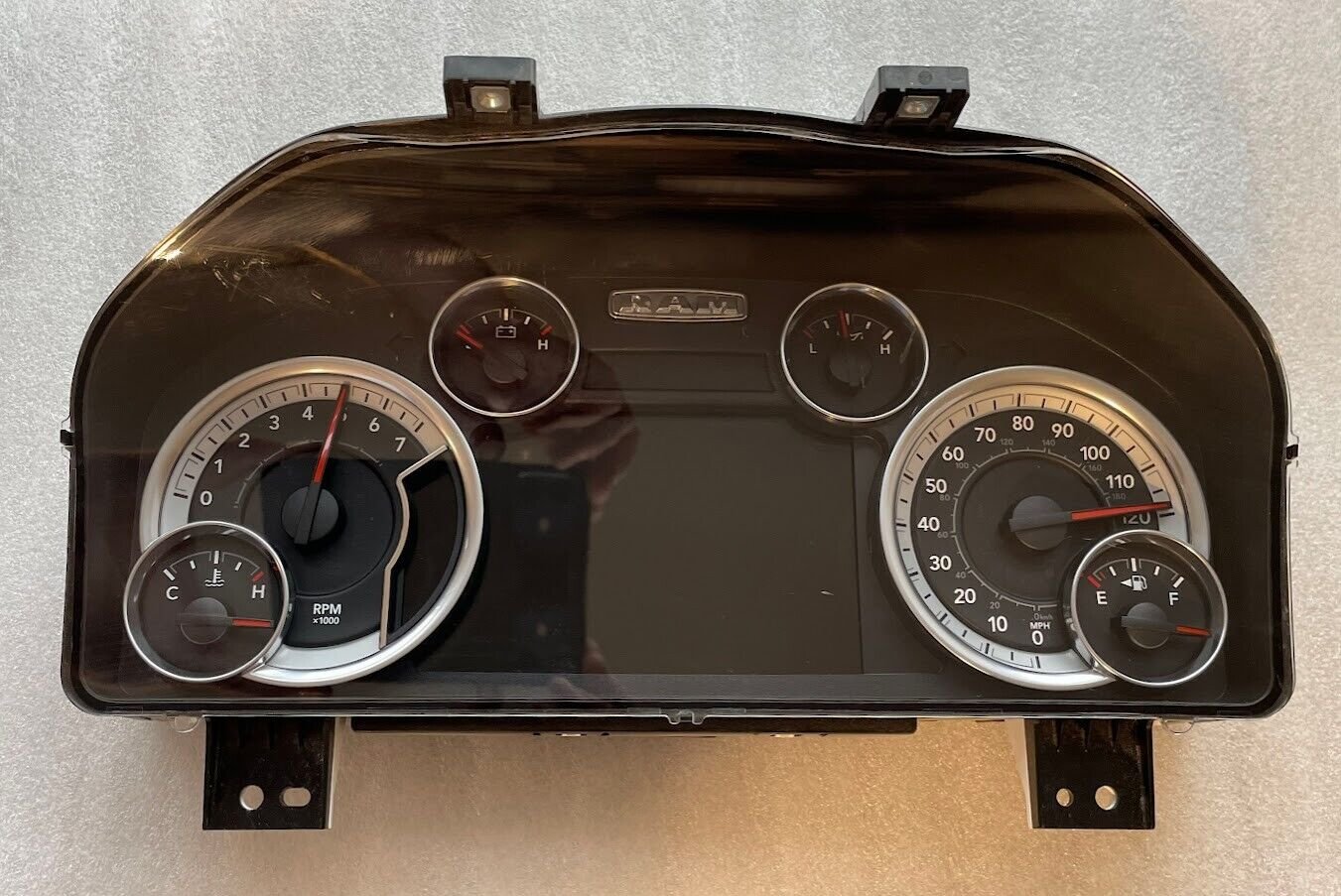 7 inch instrument panel dash gauge cluster Speedo for 2013 Ram 1500.Uninstalled!