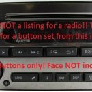Button & knob set for H3 single CD MP3 radio. OEM factory original stereo parts
