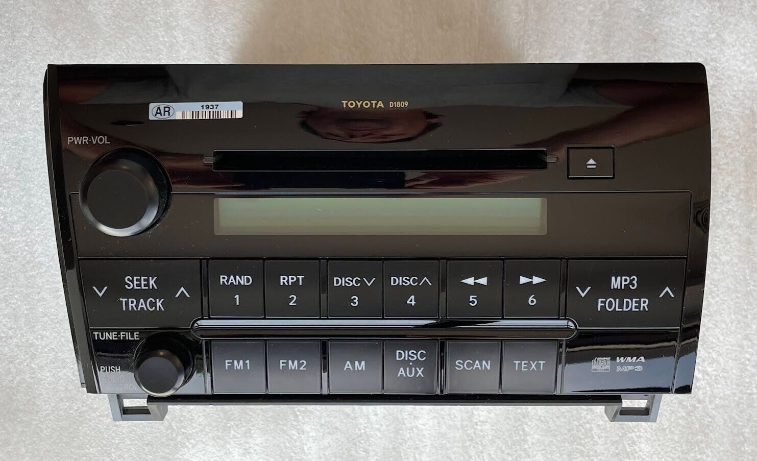 CD MP3 WMA radio. Factory original D1809 stereo. 86120-0C342 OEM for 07+ Tundra