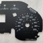 Instrument panel dash gauge cluster 2" KMH diesel overlay for 2018-20 F150 F-150