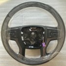 OEM factory original jet black heated steering wheel for 2023 Sierra HD smoked