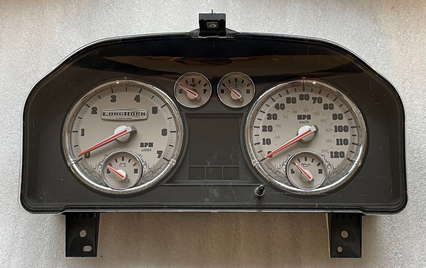 Instrument panel dash gauge cluster Speedo Tach for 11 Ram Longhorn. Uninstalled