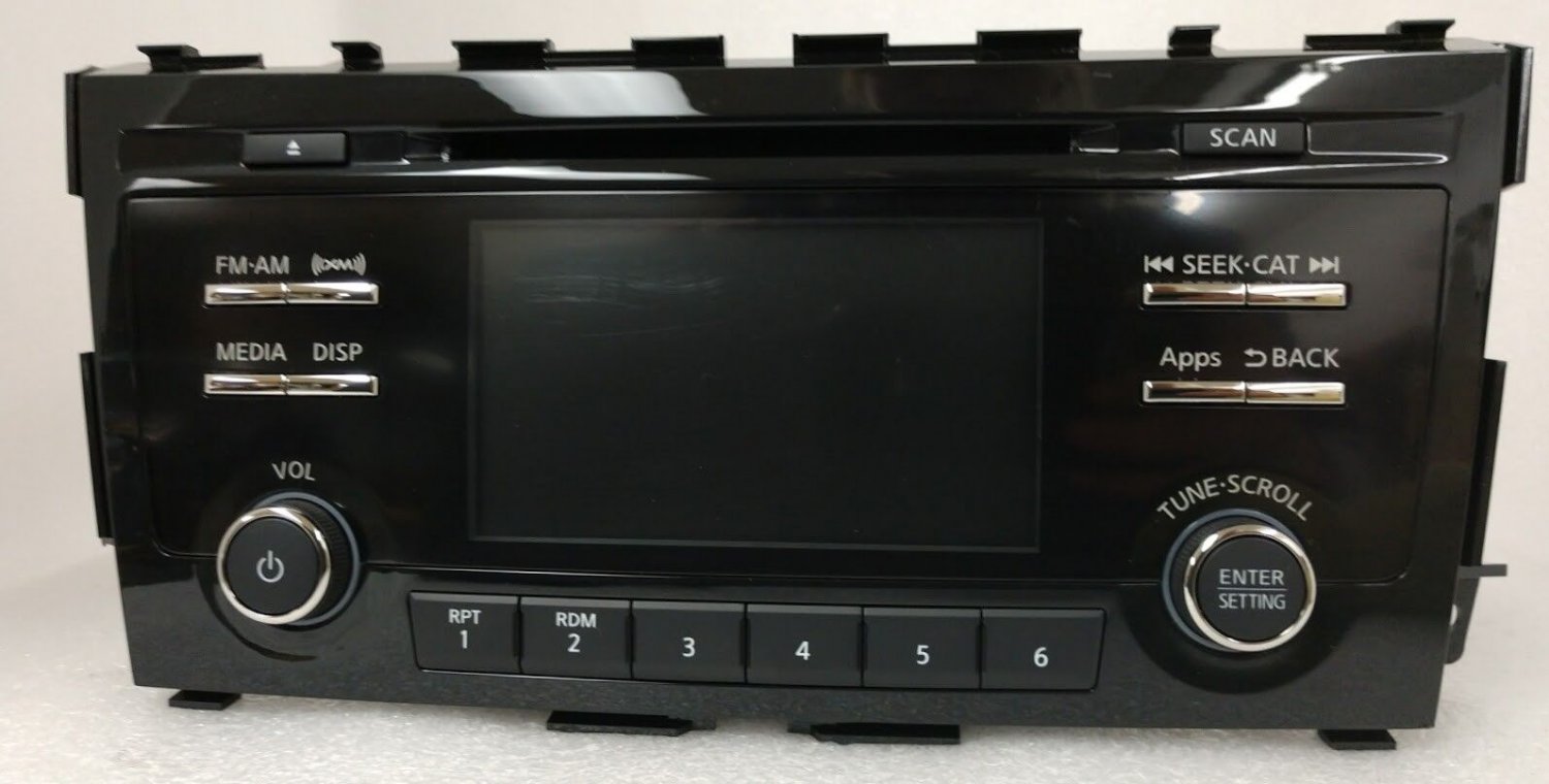 CD MP3 Bluetooth SiriusXM radio. NEW factory stereo with blems.For Nissan Altima