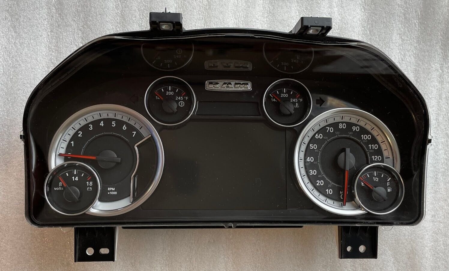 7 inch instrument panel dash gauge cluster Speedo for 2013 Ram. Uninstalled!