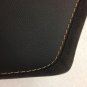 CTS-V 2014+ black leather suede armrest console lid. Yellow gold stitching