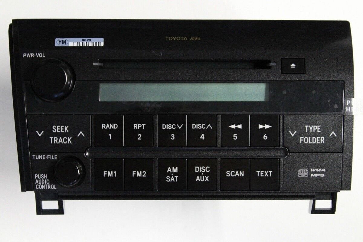 CD MP3 WMA radio. Factory original AD1814 stereo. 86120-0C380 OEM for 07+ Tundra