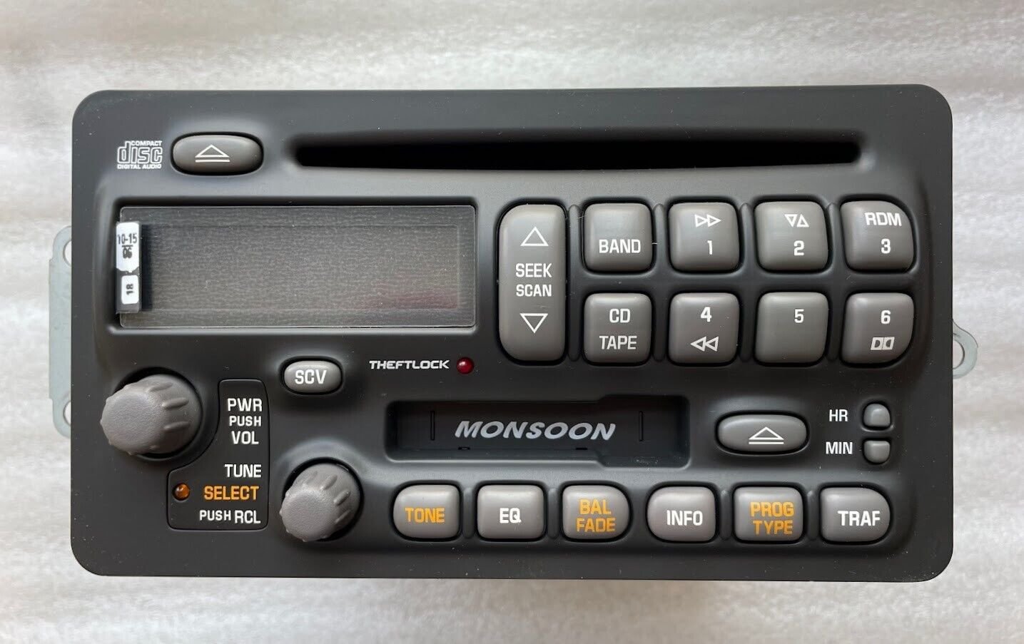 OEM CD Cassette radio. Factory original remanufactured stereo for 02/03 Grand Am