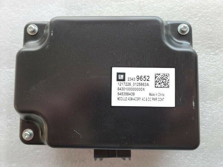 GM 2016+ power inverter module rear seat household AC DC outlet controller 120v