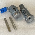 GM ignition & door lock cylinders +2 flip key blades. Fully assembled non-chip
