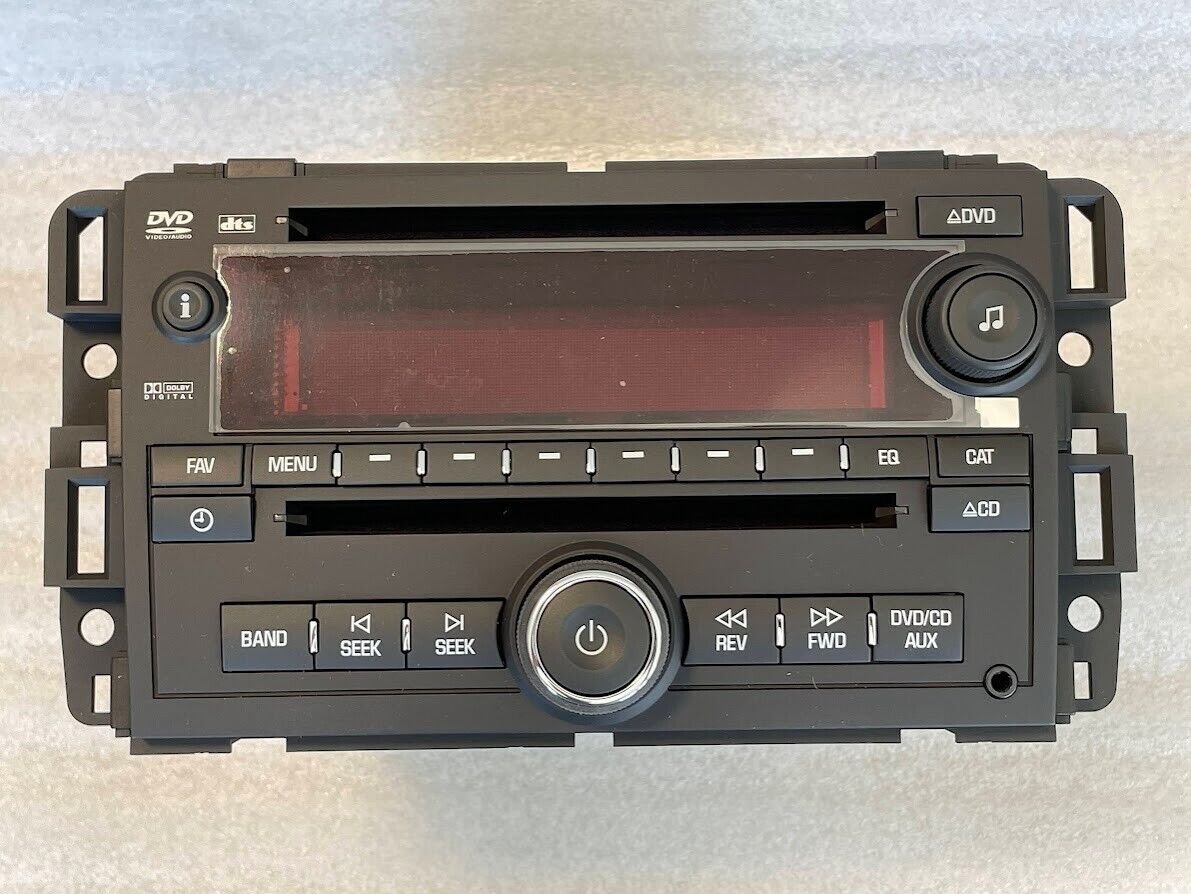 GMC Acadia 2009 CD DVD video MP3 radio. OEM factory original stereo. NOS New