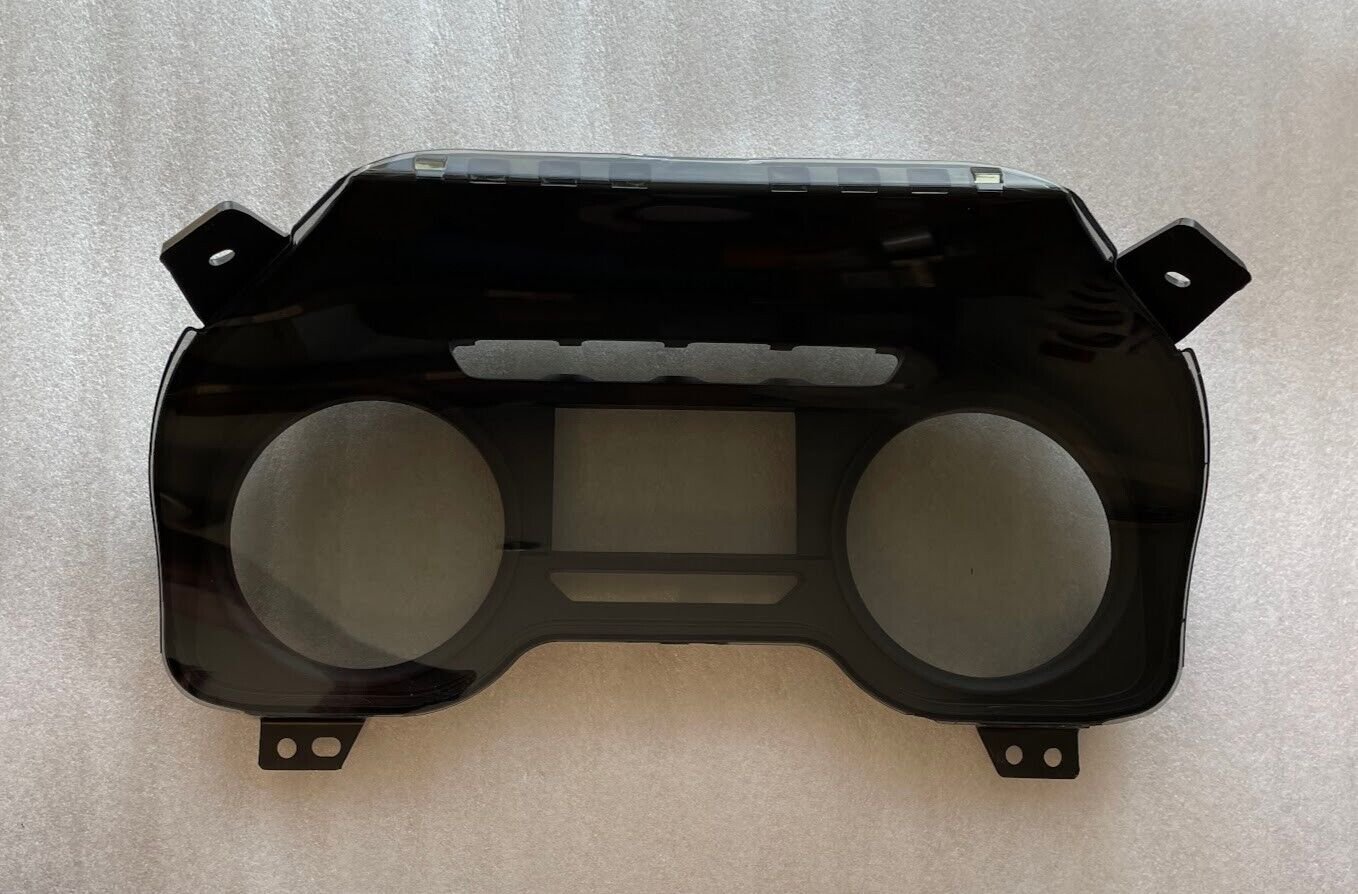 Instrument panel dash gauge cluster lens for 2015-20 F150 F-150 (2 or 4") black