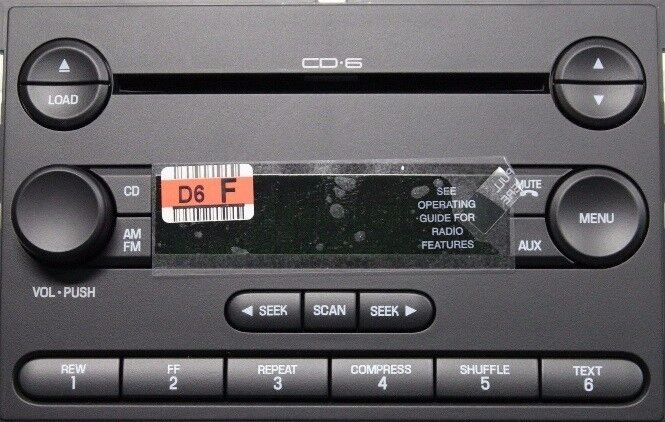 Freestar Monterey CD6 radio. OEM factory original CD Changer stereo. 2004-2007