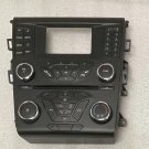 Button faceplate bezel panel. OEM for Ford Fusion 2013 radio & climate control