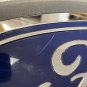 Grill emblem logo w/ camera hole for 2018+ Ford F-150. Chrome black blue. Blem