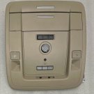 GM tan overhead roof console w/ HomeLink door opener, liftgate knob, lights, etc