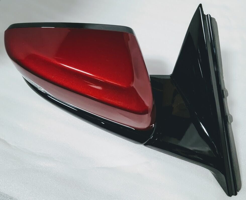 2016-2018 CT6 RH power door mirror painted red. Passenger right side +BSM +Light