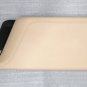 CT6 center floor console cashmere leather armrest lid + storage bin. Blem