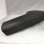 Camaro 2016-2020 black leather center console lid with light stitching. OEM