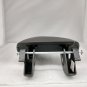 Camaro 2016-2020 black leather center console lid with light stitching. OEM