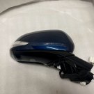 Blue RH passenger side door mirror w/ BSM BVM Camera OEM for 2019+ Santa Fe.Blem