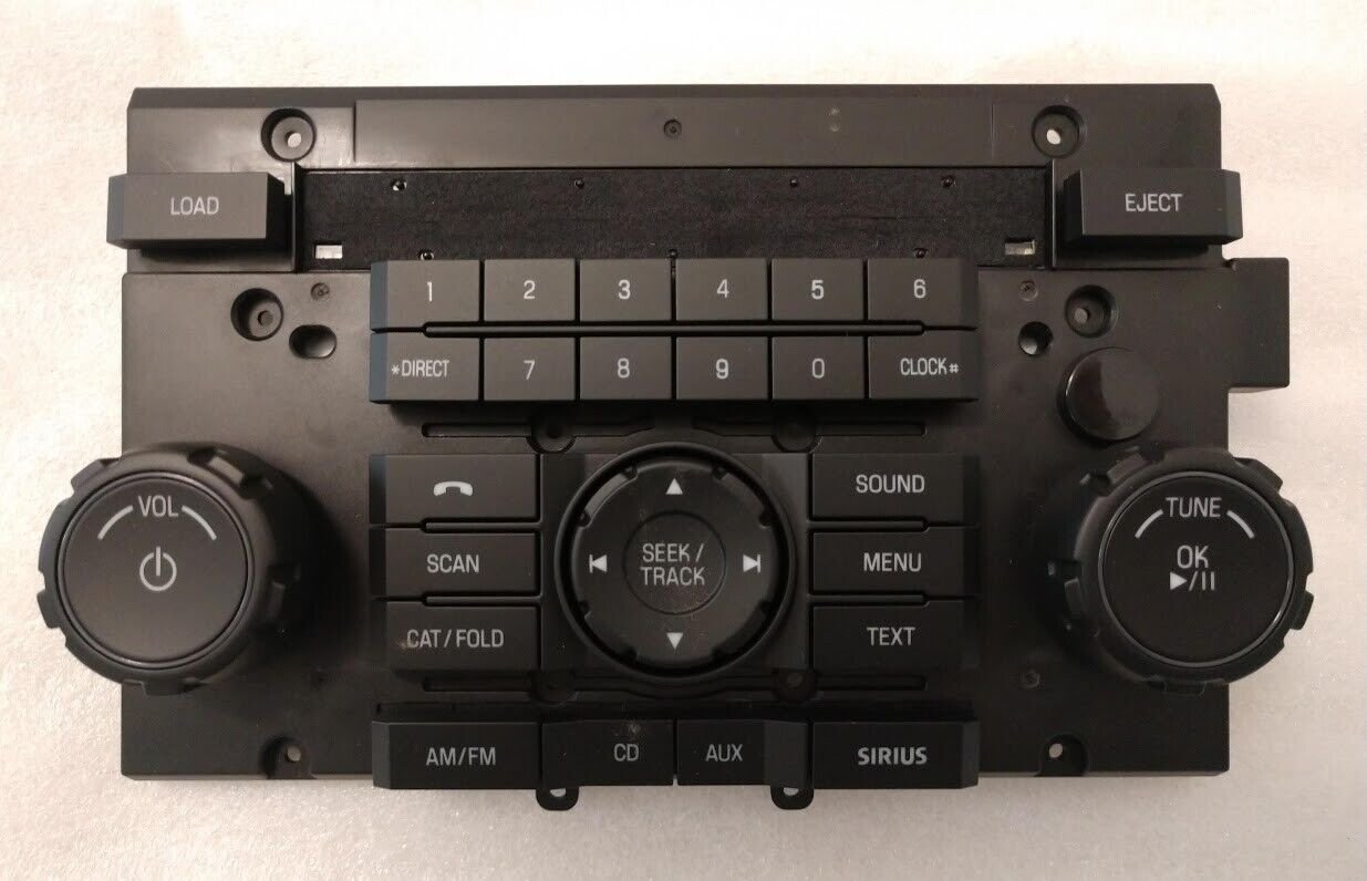 Button faceplate control panel. OEM factory original for Ford Escape 2009 radio