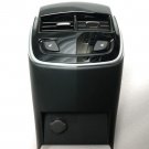 XTS 2013-2019 jet black center console tail section end cap w/ vents, seat heat