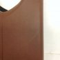 ATS 2013-18 kona brown leather armrest console lid, latch & storage bin OEM blem