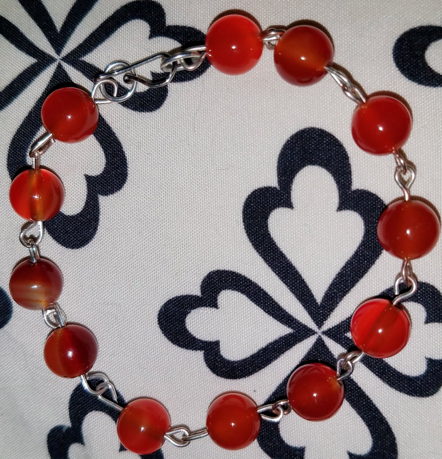 Carnelian Link Bracelet