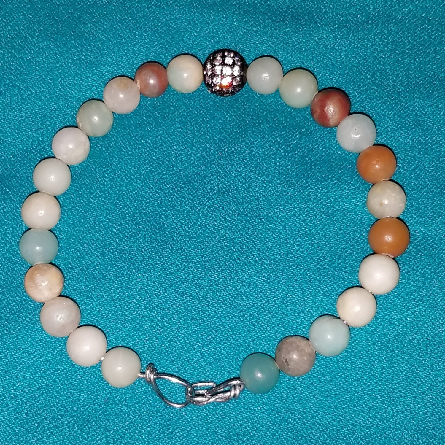 Amazonite And Cubic Zirconia