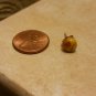 Clay Yellow & Gold Shimmer Stud Earrings