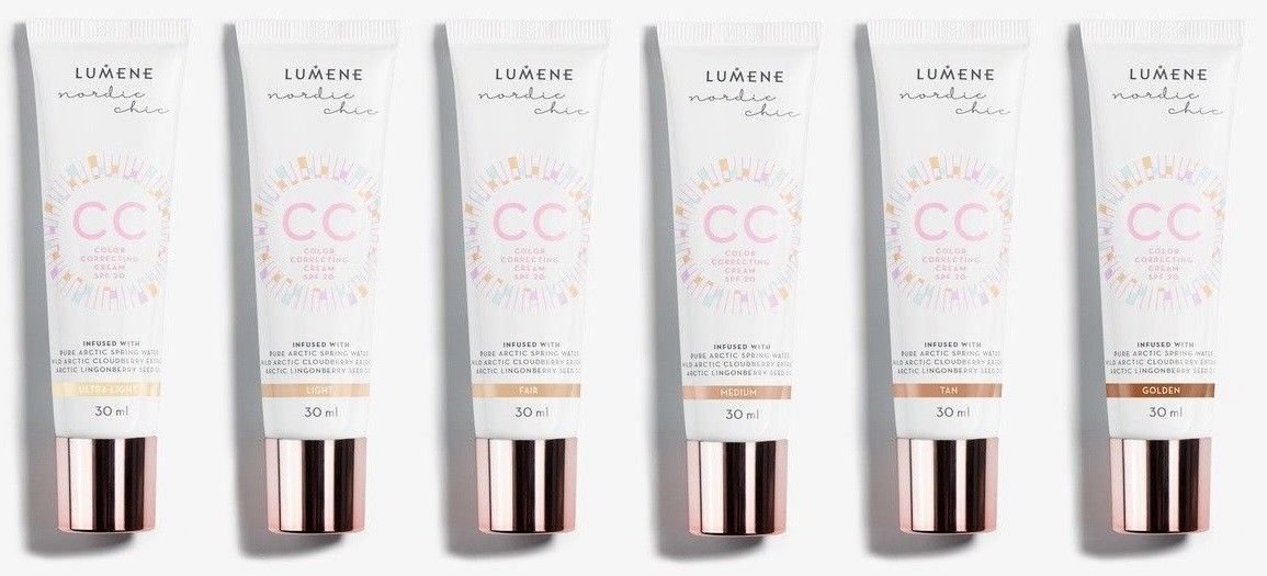 Сс lumene. Cc крем Lumene оттенок Fair. Lumene cc Cream 6 in 1 Medium. Люмене СС крем свотчи. СС крем Lumene оттенки.