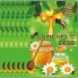 Chamos Acaci Skin Relaxing Honey Face Mask Pack 138 ml/4.67 Fl.Oz. (set of 6pcs)