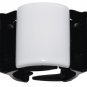 Linziclip Midi Hair Claw Clip Black and White - Hidden Springs, Great Grip, many Colors & Styles