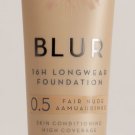 Lumene Longwear Blur Foundation SPF 15 for All Skin Types High Coverage - 0.5 Fair Nude