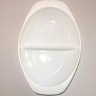 PYREX WHITE DIVIDED OVEN BAKING CASSEROLE VEGETABLE DISH #1083 1.5 qt/HOLIDAY