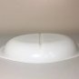 PYREX WHITE DIVIDED OVEN BAKING CASSEROLE VEGETABLE DISH #1083 1.5 qt/HOLIDAY
