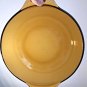 Anchor Hocking Ovenware Amber Brown 2 Qt Covered Casserole Dish Lid 9"/Holiday