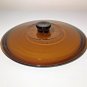 Anchor Hocking Ovenware Amber Brown 2 Qt Covered Casserole Dish Lid 9"/Holiday