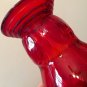 Lot 2 New Martinsville Moondrops RUBY Royal Red Glassware/Tumbler Footed 9 oz